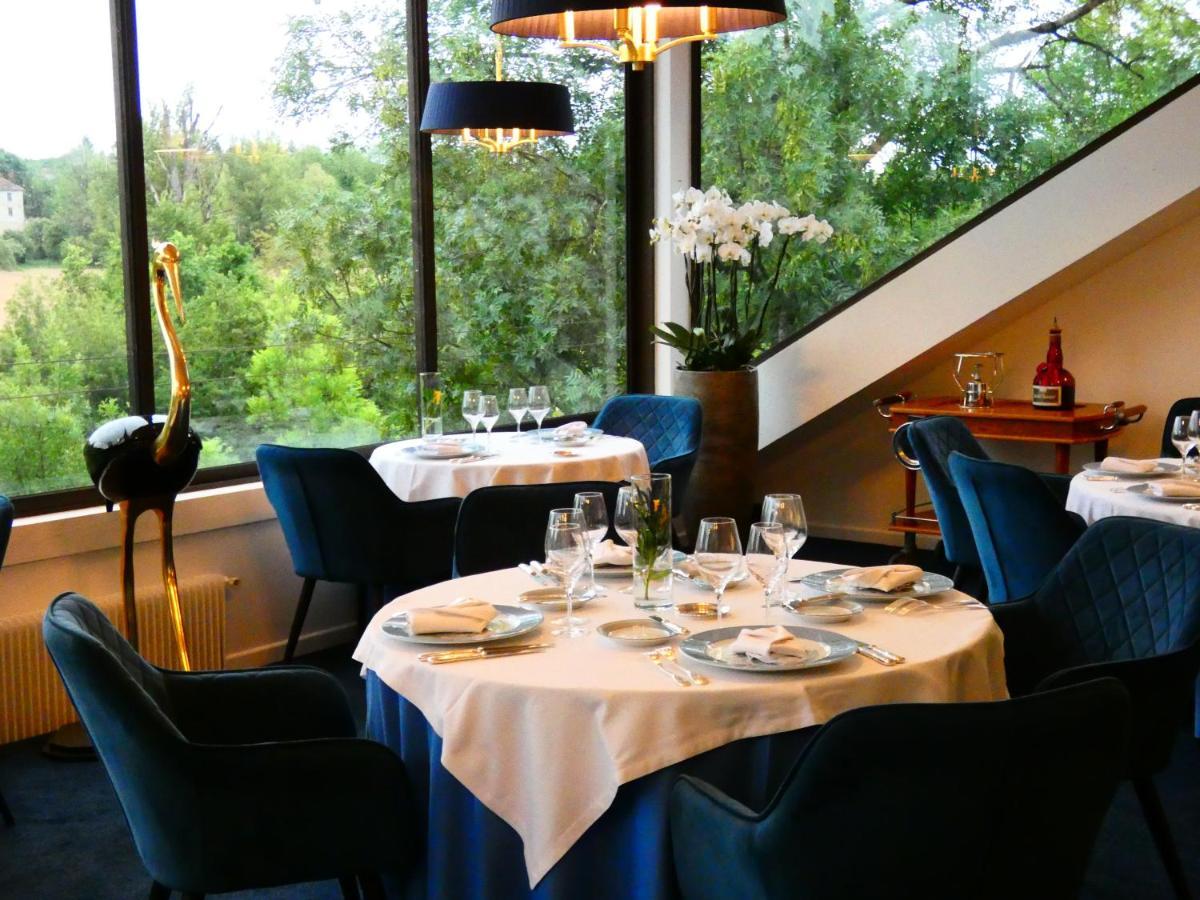 Hostellerie Restaurant Les Gorges De L'Aveyron Bruniquel Kültér fotó